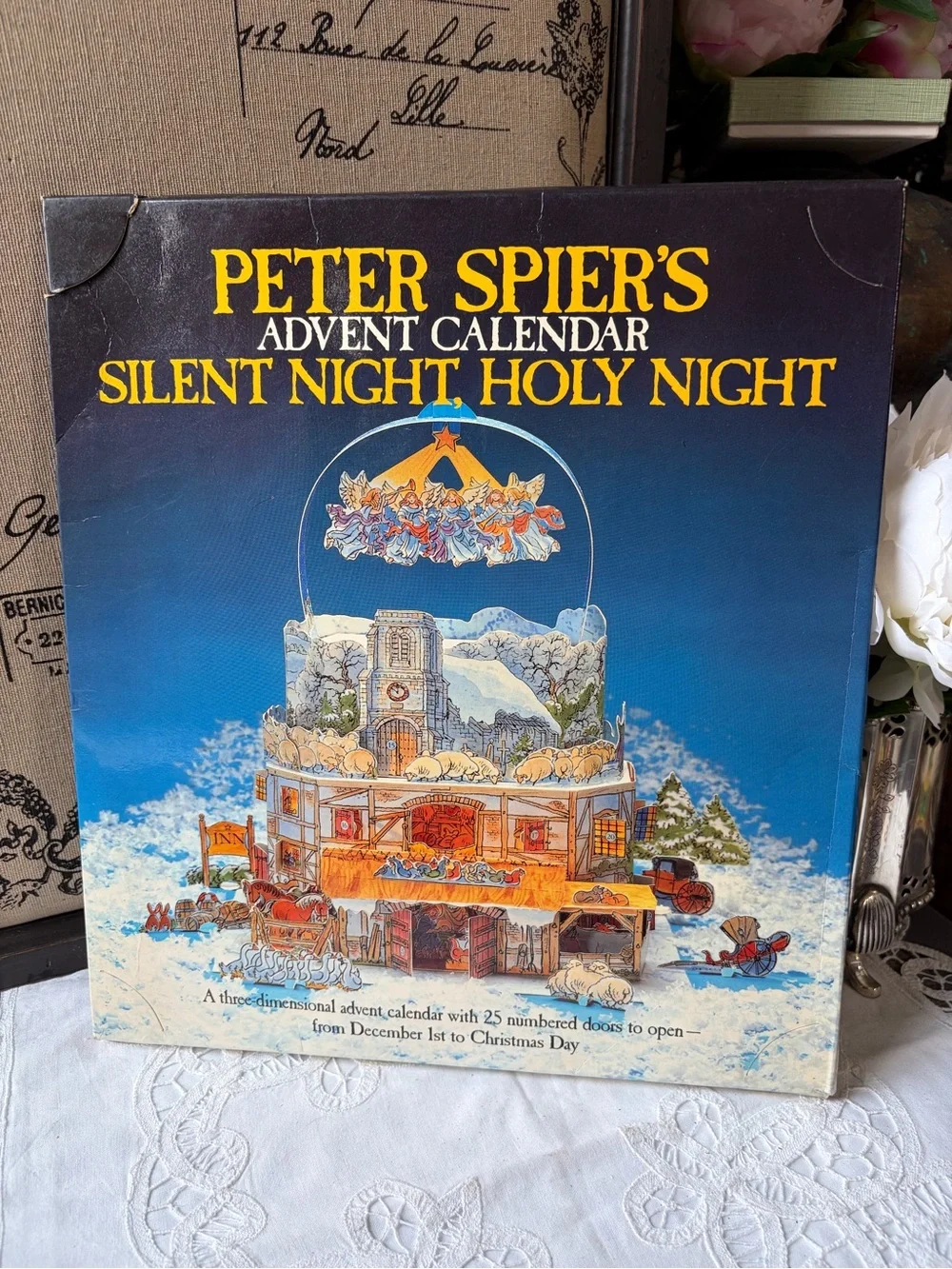 Peter Spiers Advent pop up calendar vintage Christmas 1989